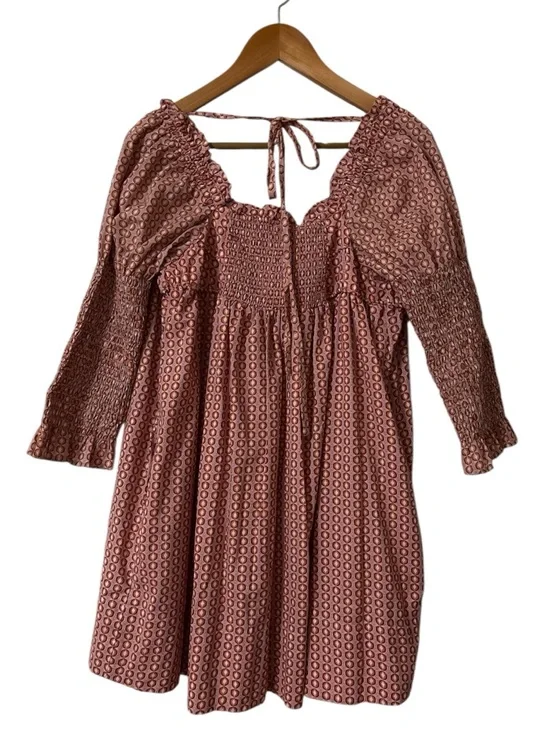 Free People Star Dip Cotton Mini Dress Sz Medium - Picture 6 of 13